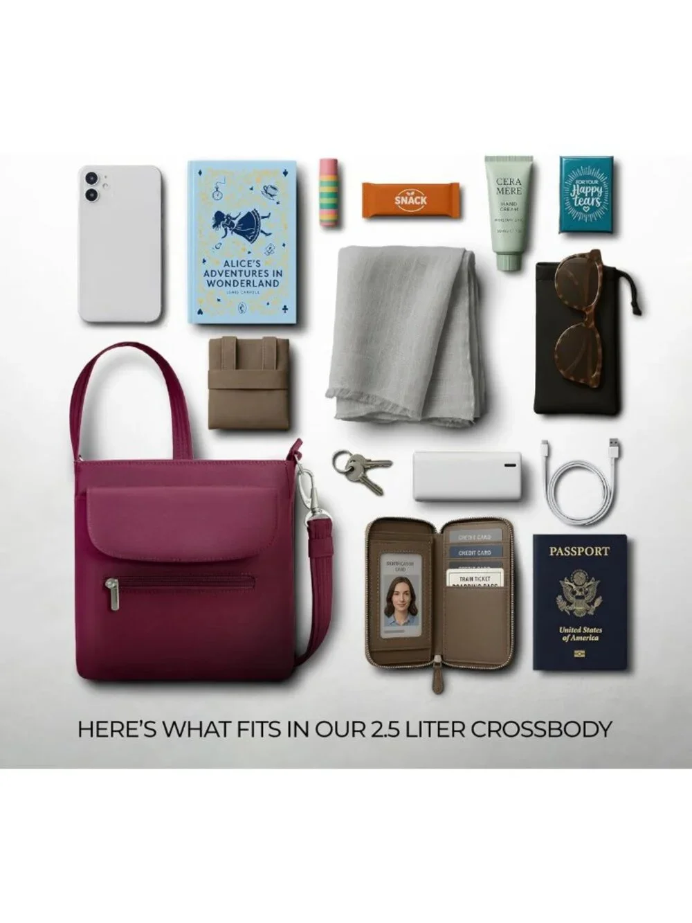 Anti-Theft Classic Mini Shoulder Bag for Travel, Everyday Use, and Security